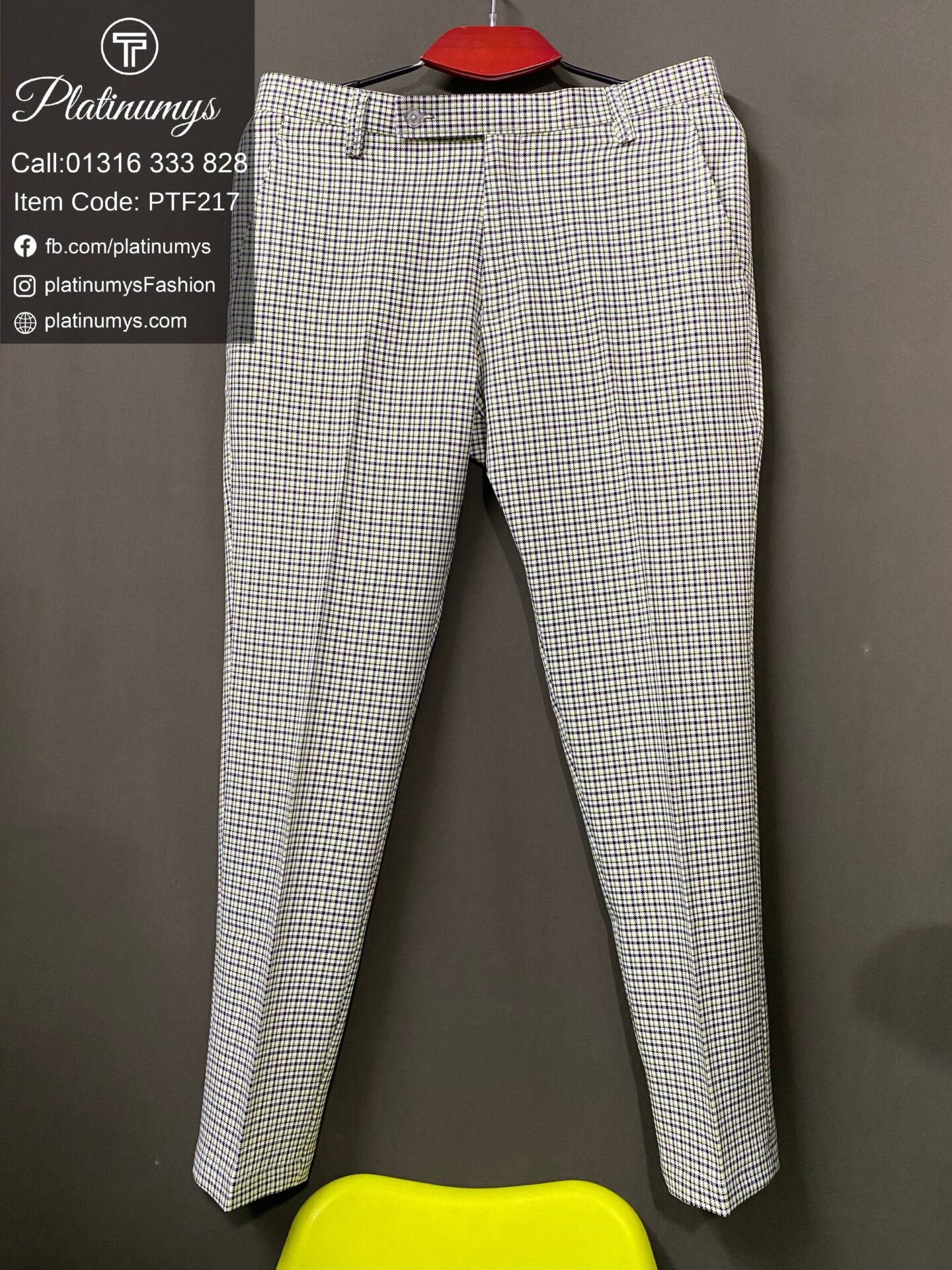 Platinumys – Slim Fit Formal Pant for Mens