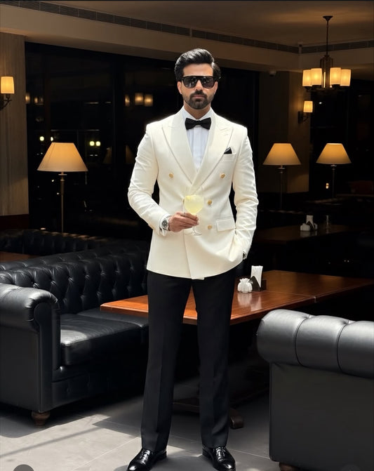 Classic Fit Italian Cut Men's 2-Piece Suit - Premium Beige Colour