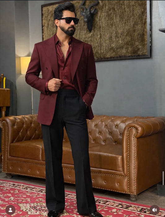 Classic Fit Italian Cut Men's 2-Piece Suit - Premium suit